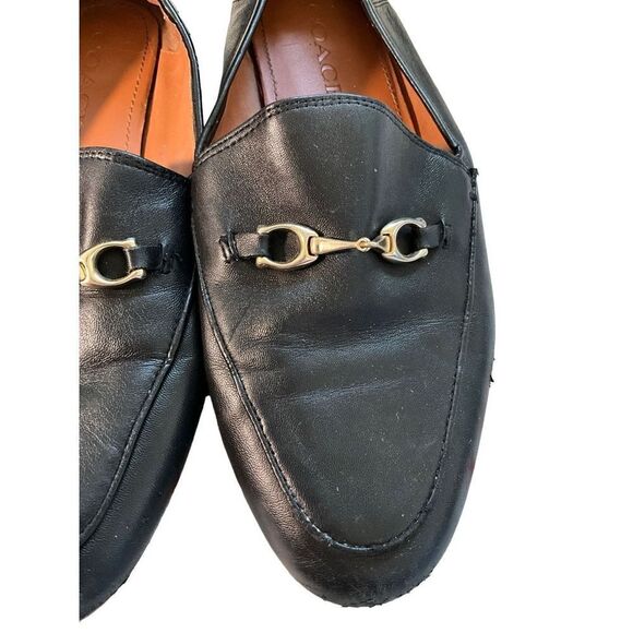 Coach Leather Haley Loafer in Black - Picture 14 of 14